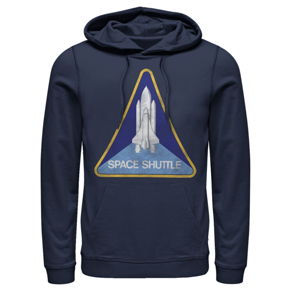 Men's NASA Space Shuttle Triangle Emblem  Adult Pull Over Hoodie