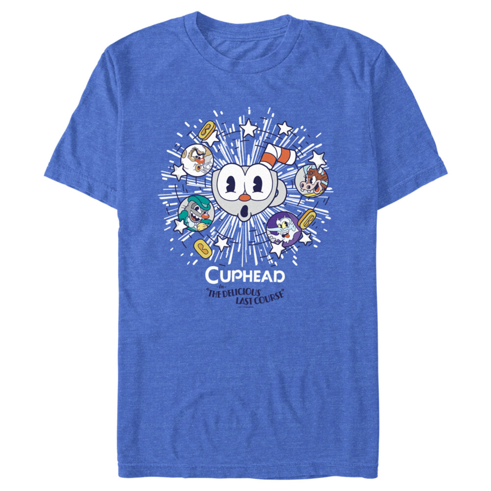 Men's Cuphead The Delicious Last Course Mind Blown  Adult T-Shirt