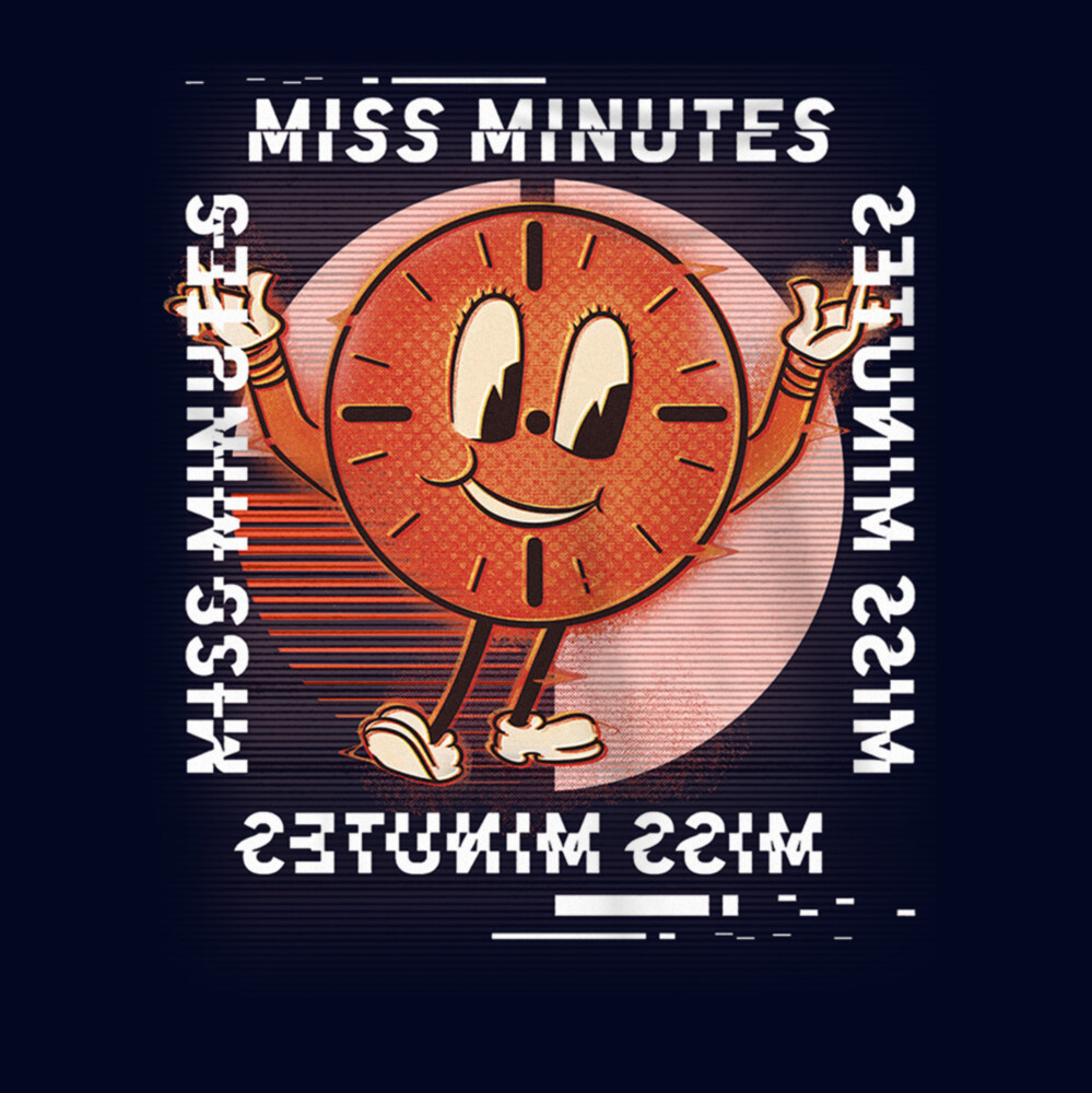 Men's Marvel Loki Miss Minutes Glitch  Adult T-Shirt