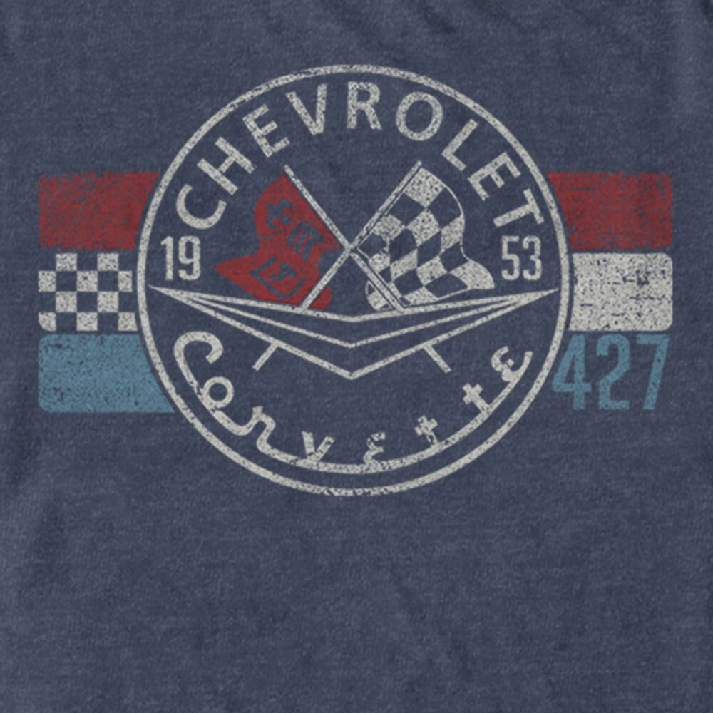 Men's General Motors Chevrolet 1953 Corvette 427  Adult T-Shirt