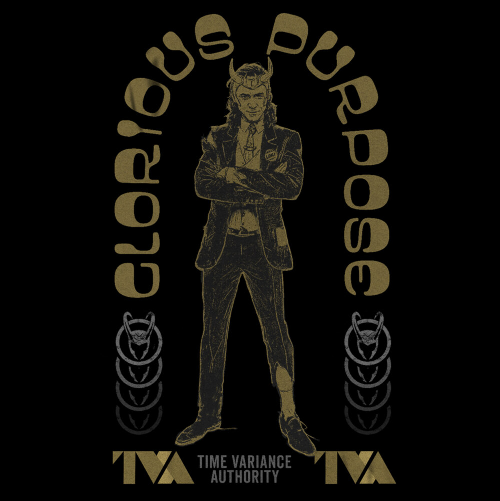 Men's Marvel Loki Glorious Purpose Arch  Adult T-Shirt