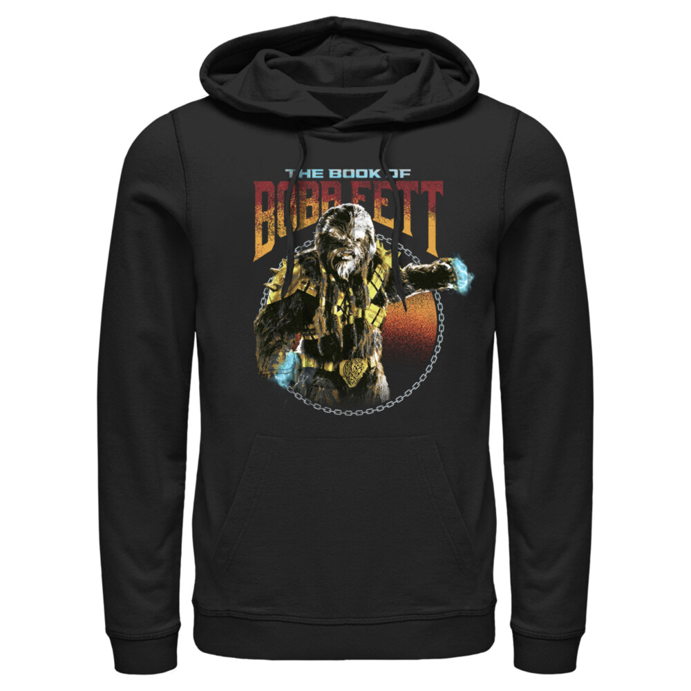 Men's Star Wars: The Book of Boba Fett Black Krrsantan  Adult Pull Over Hoodie