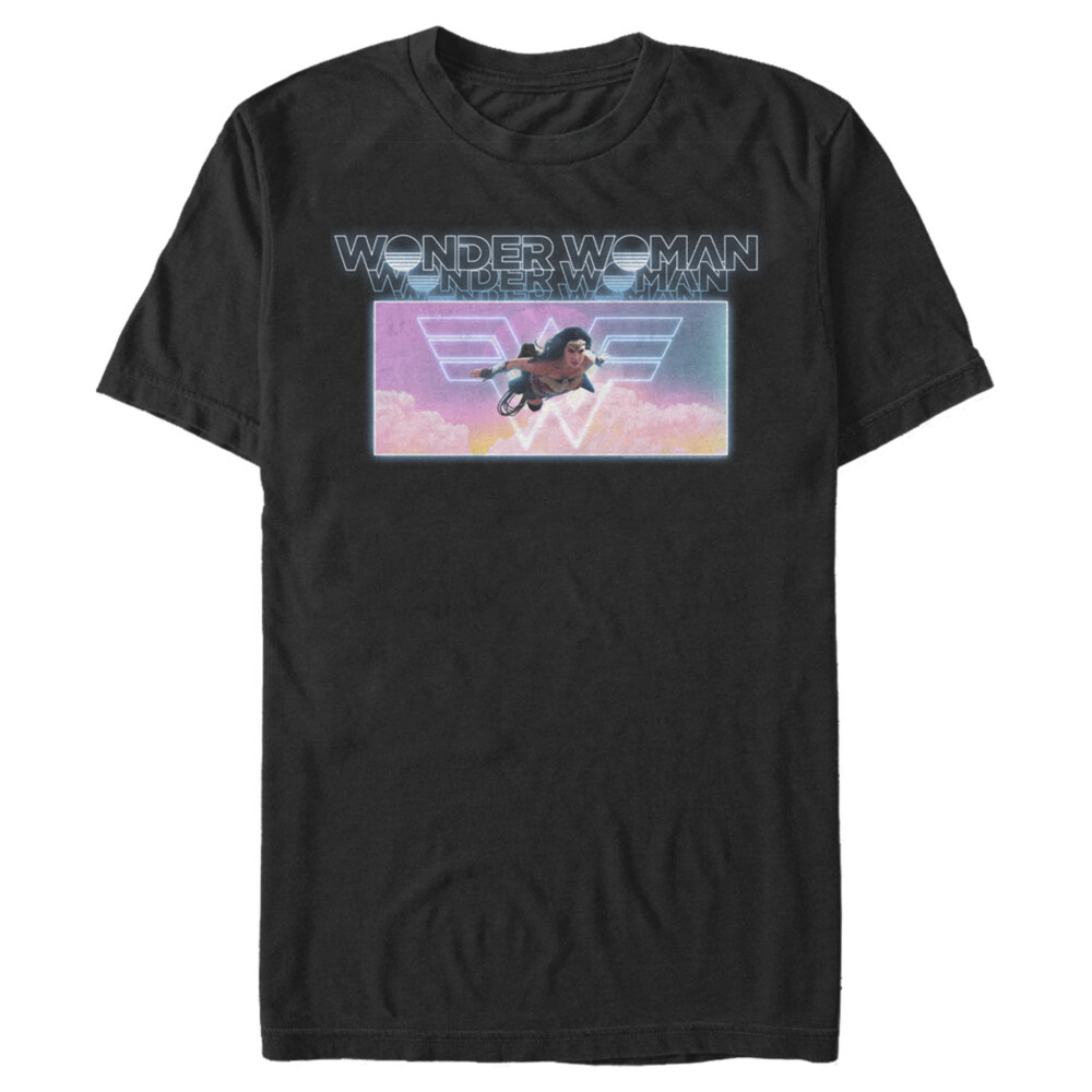 Men's Wonder Woman 1984 Fly in the Clouds  Adult T-Shirt