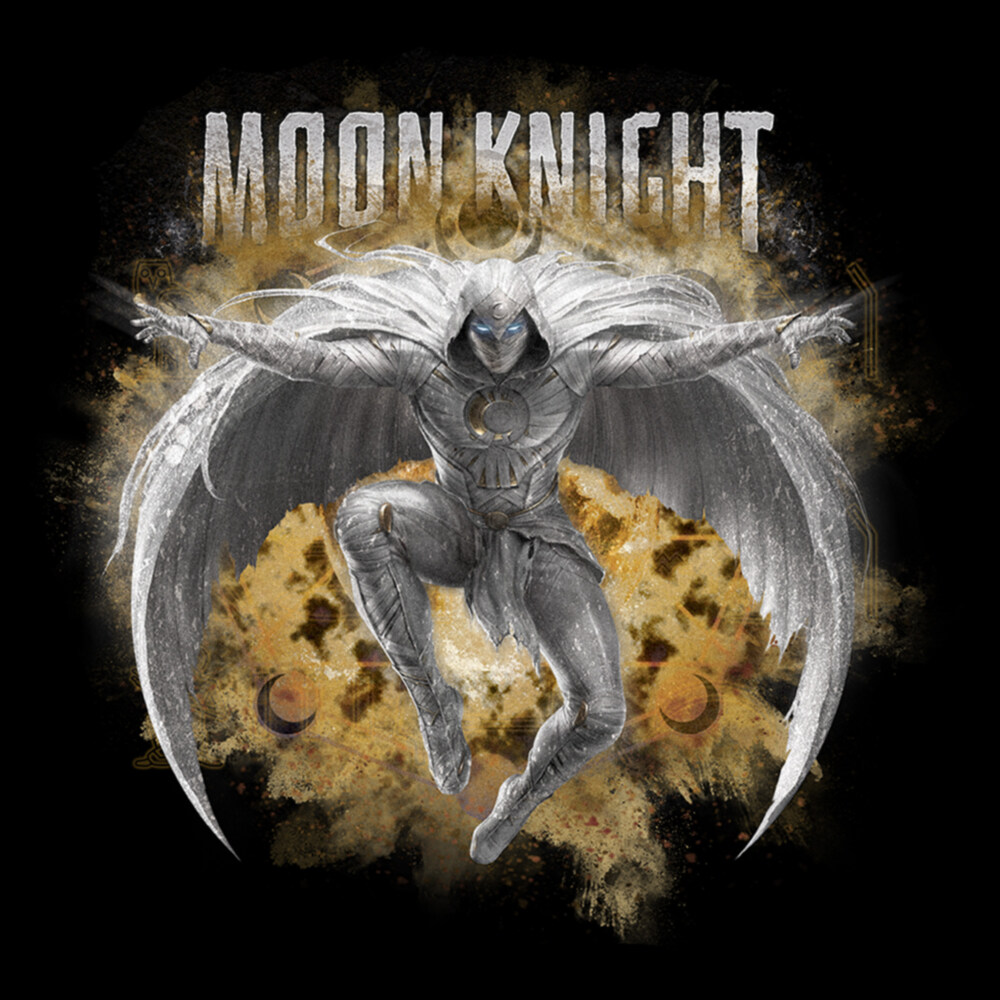 Men's Marvel: Moon Knight Jumping Into Action  Adult T-Shirt