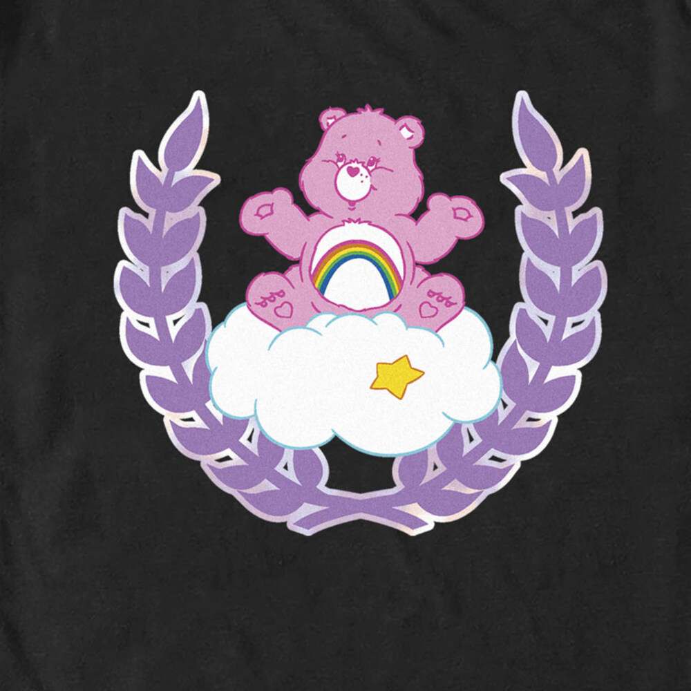 Men's Care Bears Floral Wreath  Adult T-Shirt