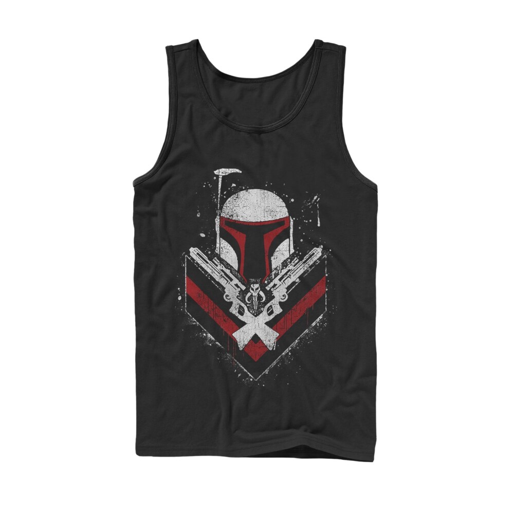 Men's Star Wars Boba Fett No Threats Only Promises  Adult Tank Top