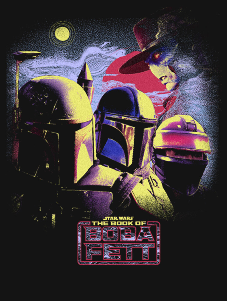 Men's Star Wars: The Book of Boba Fett Cad Bane vs Shand, Djarin, & Boba Fett  Adult Tank Top