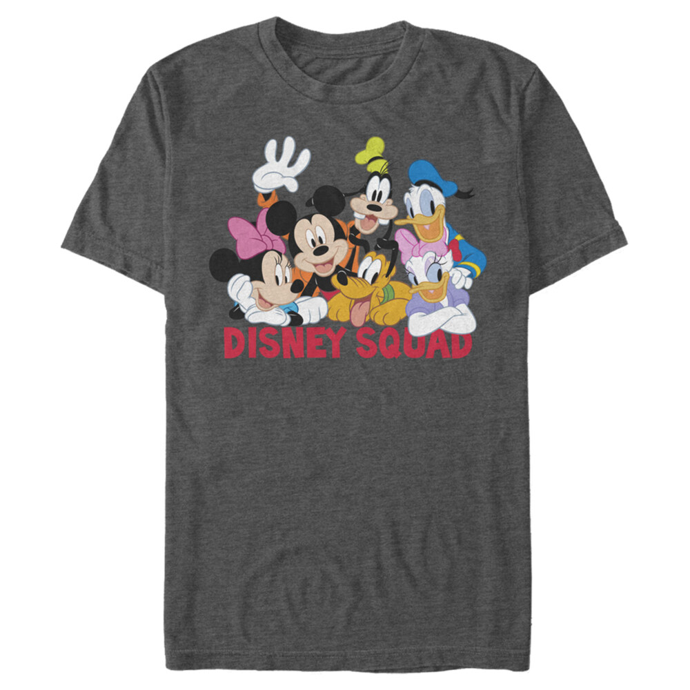 Men's Mickey & Friends Disney Squad Group Shot  Adult T-Shirt