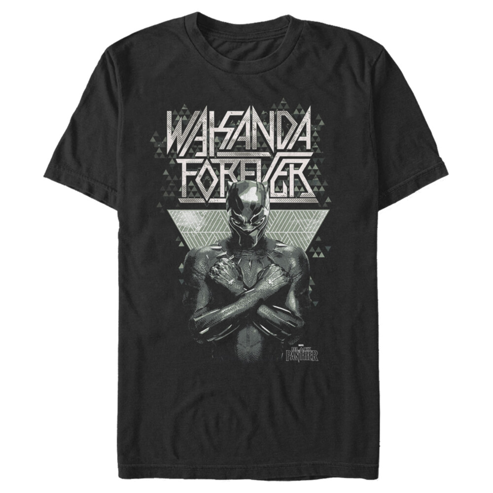 Men's Marvel Black Panther 2018 Wakanda Salute  Adult T-Shirt