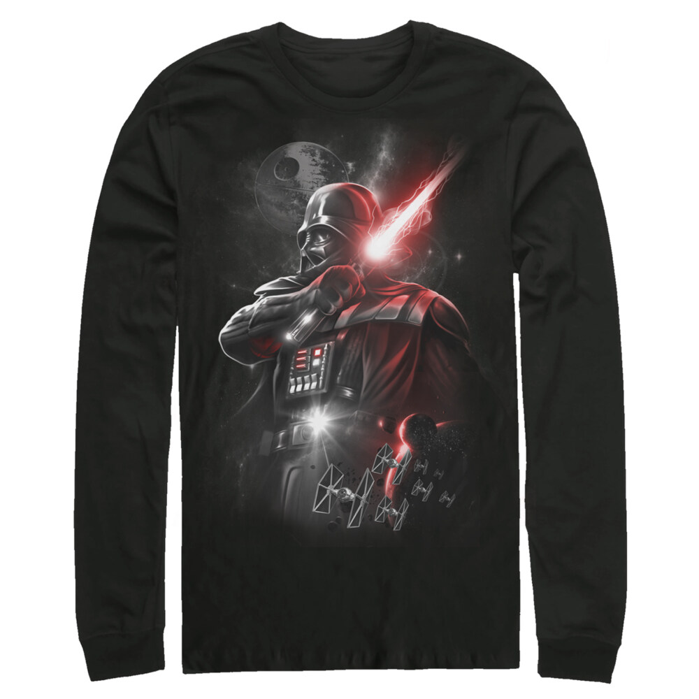 Men's Star Wars Epic Darth Vader  Adult Long Sleeve Shirt