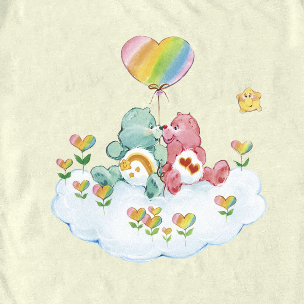 Men's Care Bears Nose Kiss Bears  Adult T-Shirt