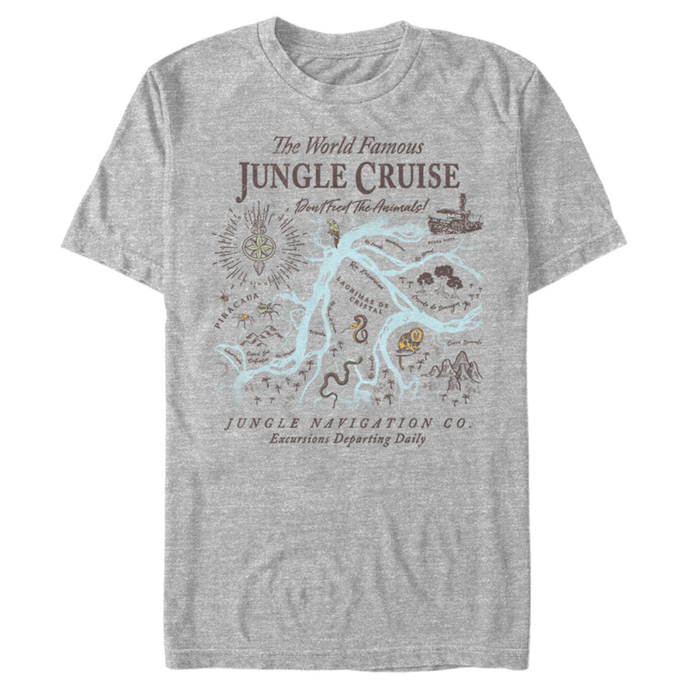 Men's Jungle Cruise Excursion Map  Adult T-Shirt