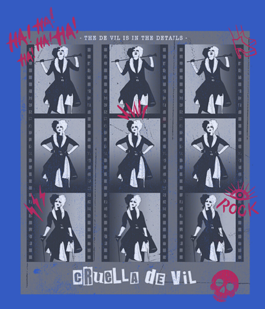 Men's Cruella Photo Negatives  Adult T-Shirt