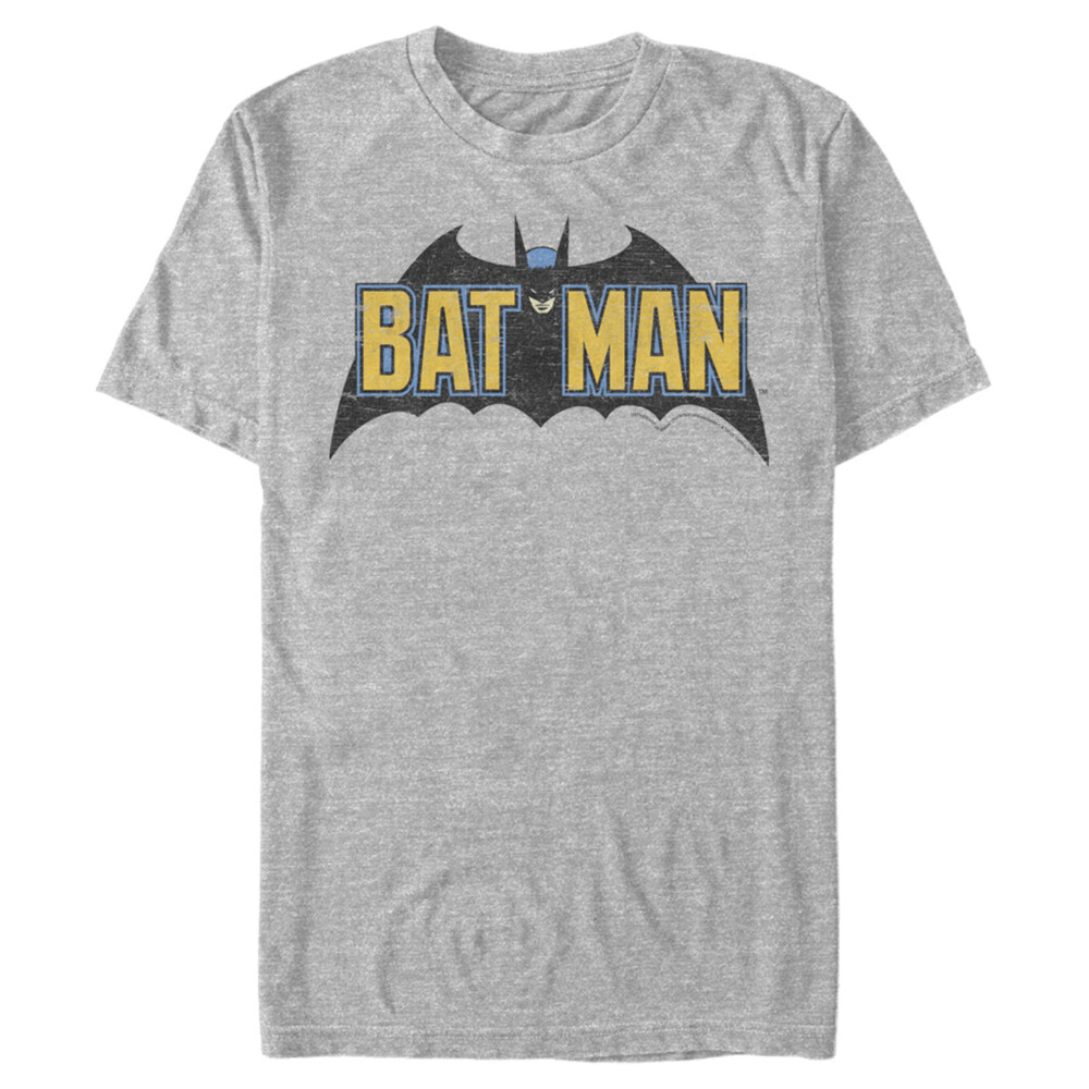 Men's Batman Caped Crusader Logo  Adult T-Shirt