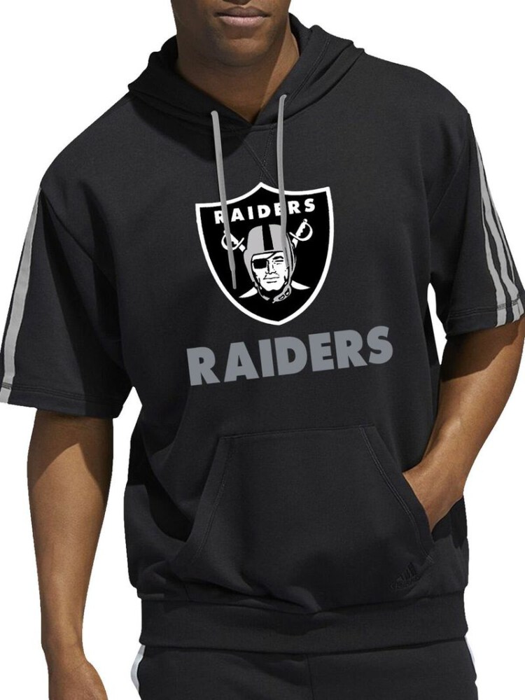 Stocktee Las Vegas Raiders Summer  Short Sleeve Pullover Hoodie GTS005114