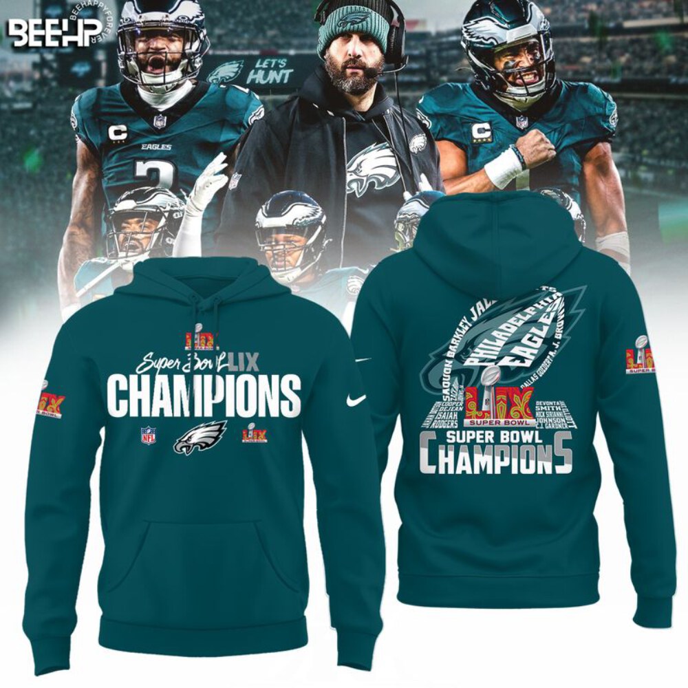 Philadelphia Eagles Super Bowl LIX Champions Limited Edition Unisex Sizes Hoodie GTS013210