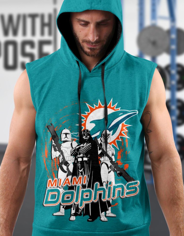 Stocktee Miami Dolphins Limited Edition All Over Print Men Tank Top Sleeveless Hoodie Short Sleeve Hoodie Unisex Size S - 5XL NEW035708