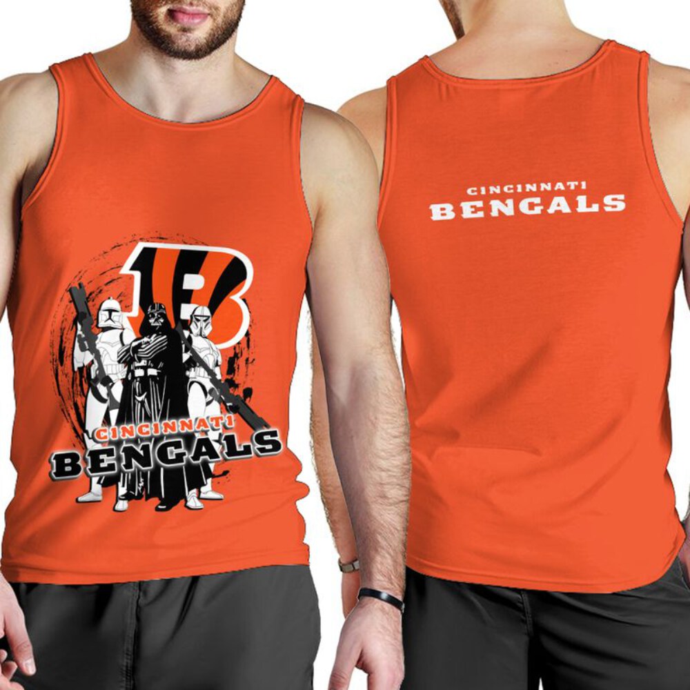 Stocktee Cincinnati Bengals Limited Edition All Over Print Men Tank Top Sleeveless Hoodie Short Sleeve Hoodie Unisex Size S - 5XL NEW035712