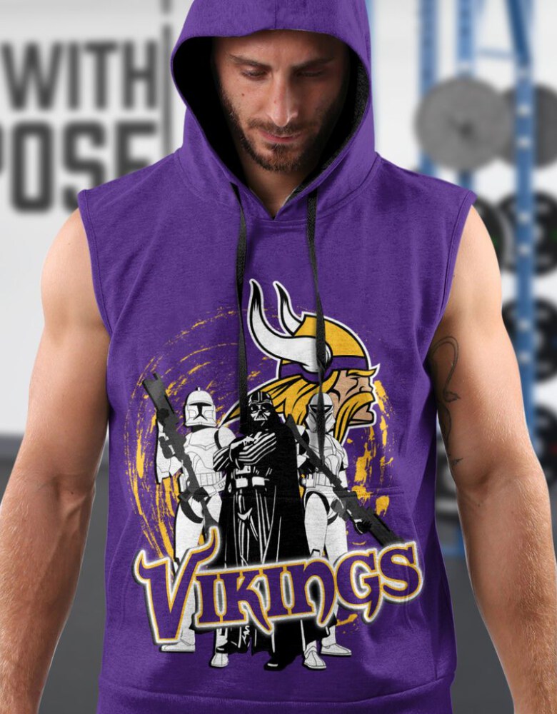 Stocktee Minnesota Vikings Limited Edition All Over Print Men Tank Top Sleeveless Hoodie Short Sleeve Hoodie Unisex Size S - 5XL NEW035727
