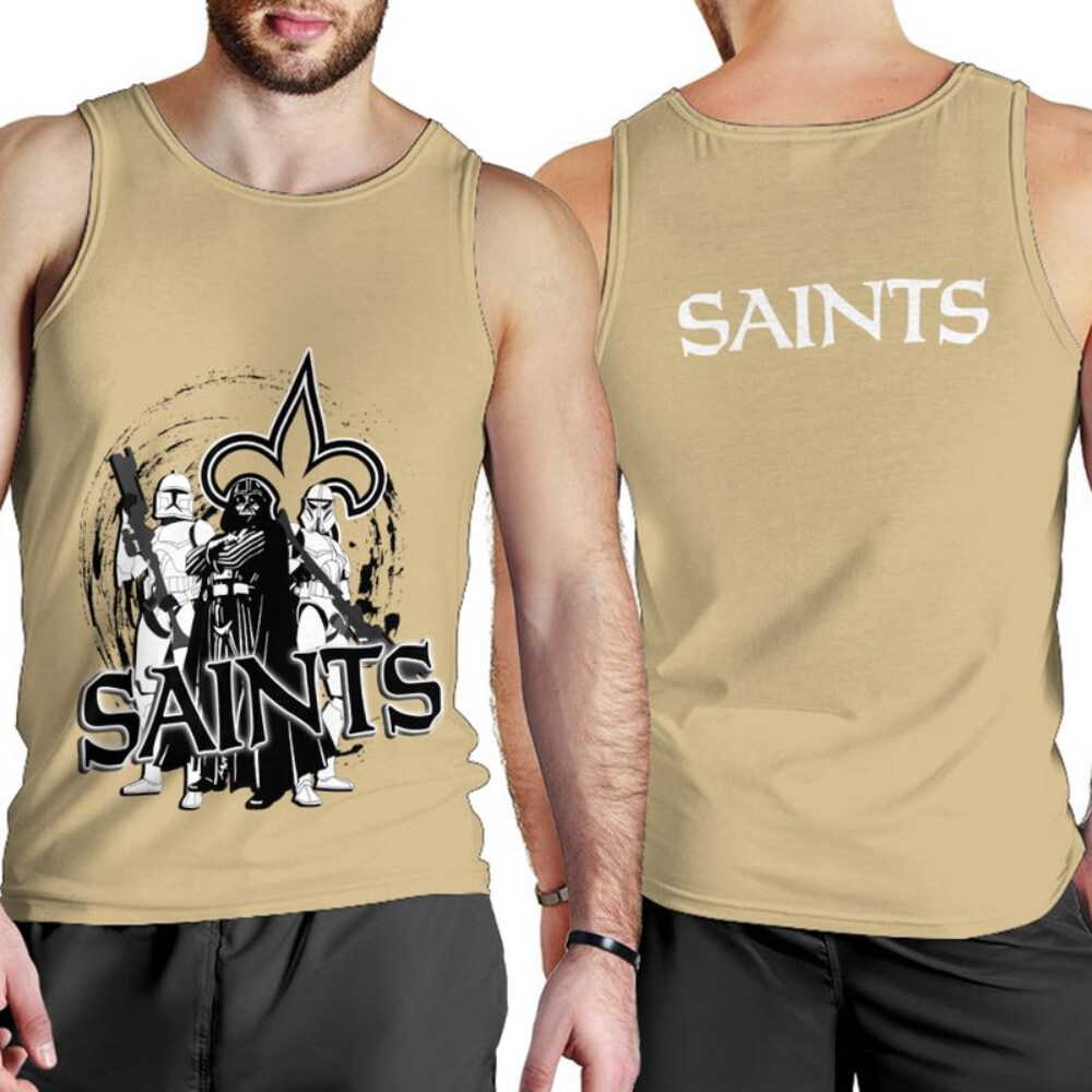Stocktee New Orleans Saints Limited Edition All Over Print Men Tank Top Sleeveless Hoodie Short Sleeve Hoodie Unisex Size S - 5XL NEW035731