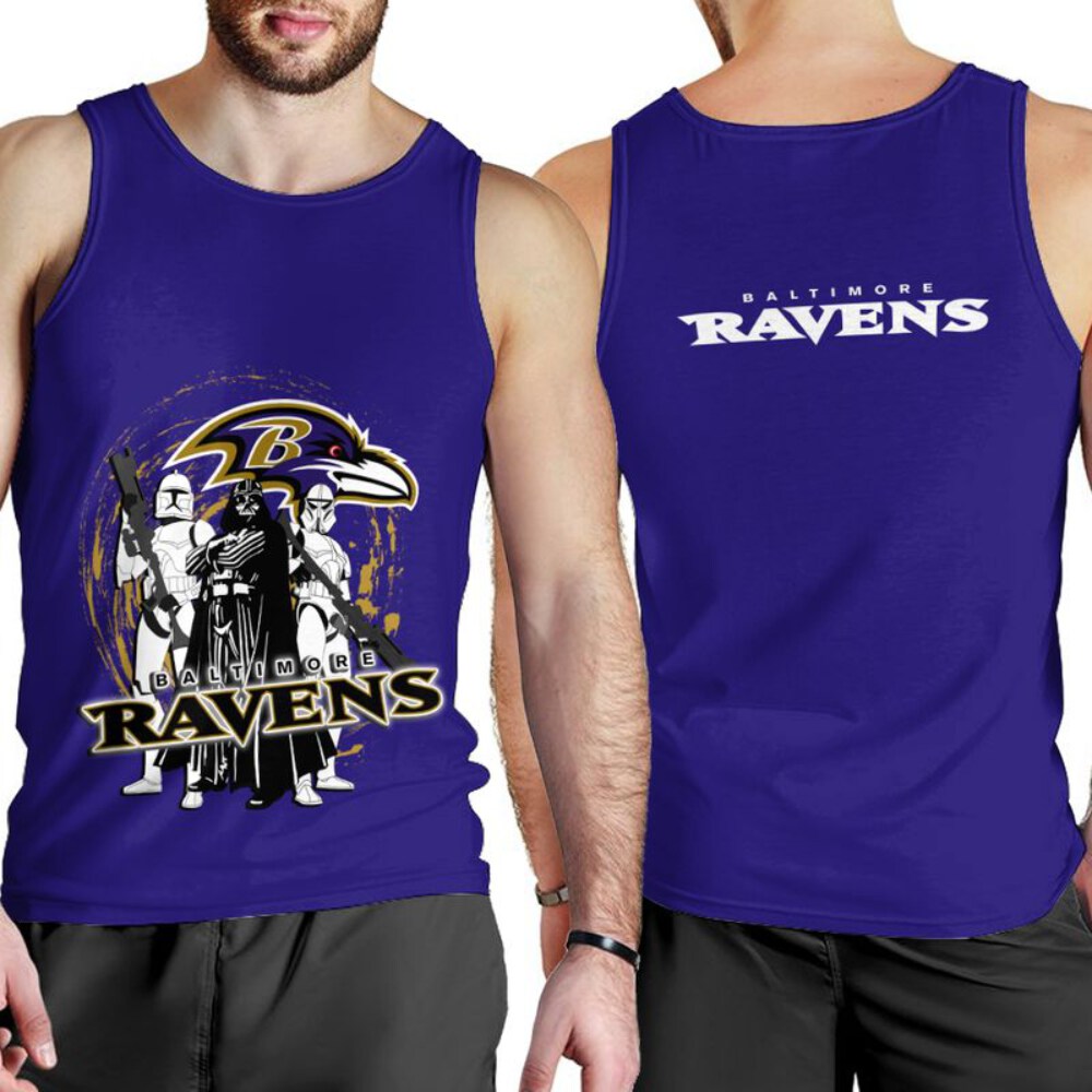 Stocktee Baltimore Ravens Limited Edition All Over Print Men Tank Top Sleeveless Hoodie Short Sleeve Hoodie Unisex Size S - 5XL NEW035709