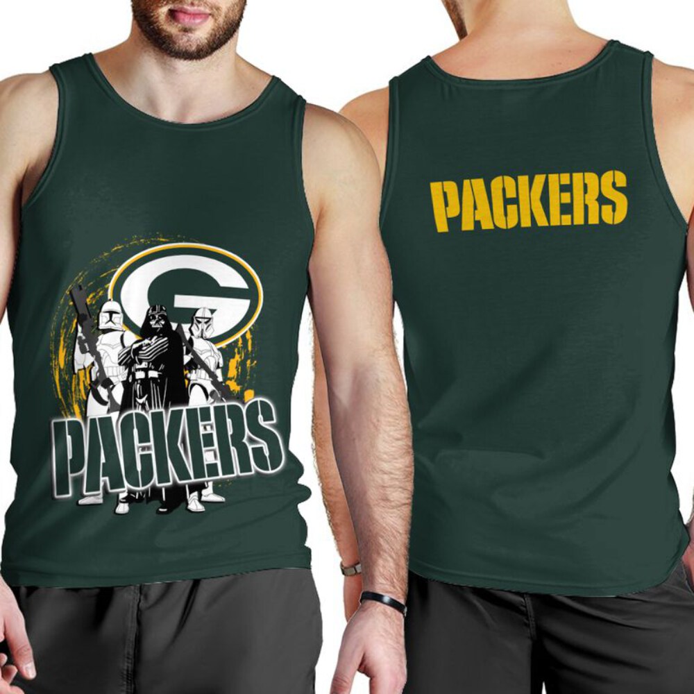 Stocktee Green Bay Packers Limited Edition All Over Print Men Tank Top Sleeveless Hoodie Short Sleeve Hoodie Unisex Size S - 5XL NEW035718