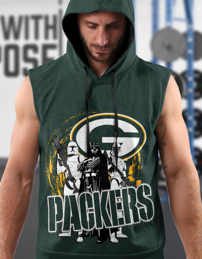 Stocktee Green Bay Packers Limited Edition All Over Print Men Tank Top Sleeveless Hoodie Short Sleeve Hoodie Unisex Size S - 5XL NEW035718