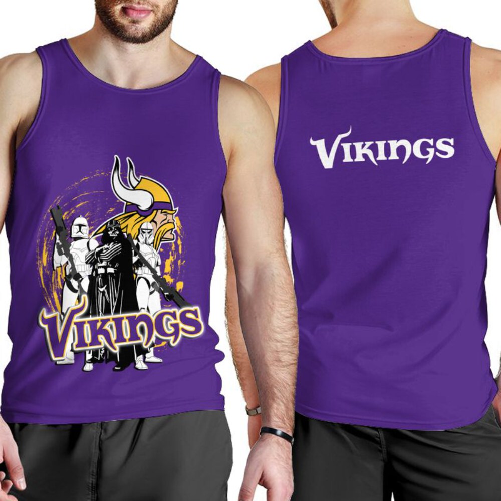Stocktee Minnesota Vikings Limited Edition All Over Print Men Tank Top Sleeveless Hoodie Short Sleeve Hoodie Unisex Size S - 5XL NEW035727
