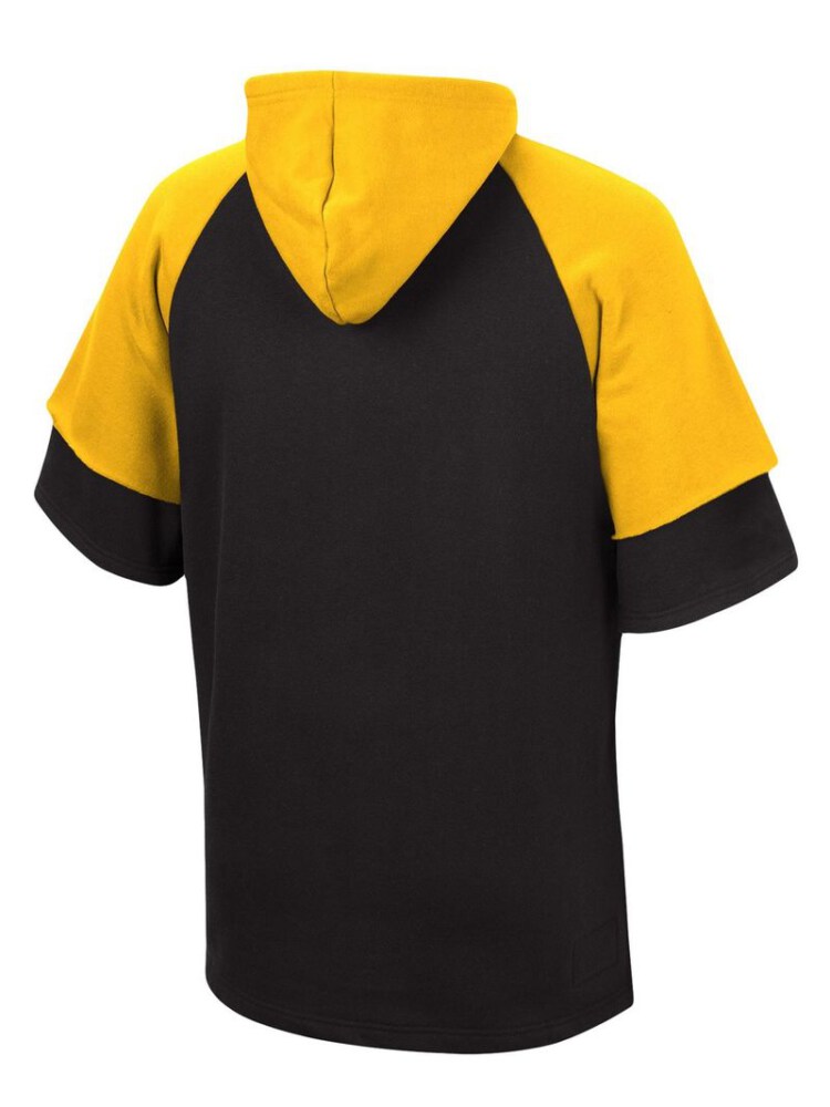 Stocktee Pittsburgh Steelers Summer  Short Sleeve Pullover Hoodie GTS005065