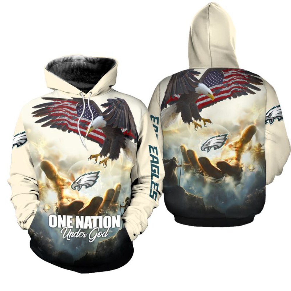 Stocktee Philadelphia Eagles Limited Edition All Over Print Hoodie Sweatshirt Zip Hoodie Unisex Size NEW076224