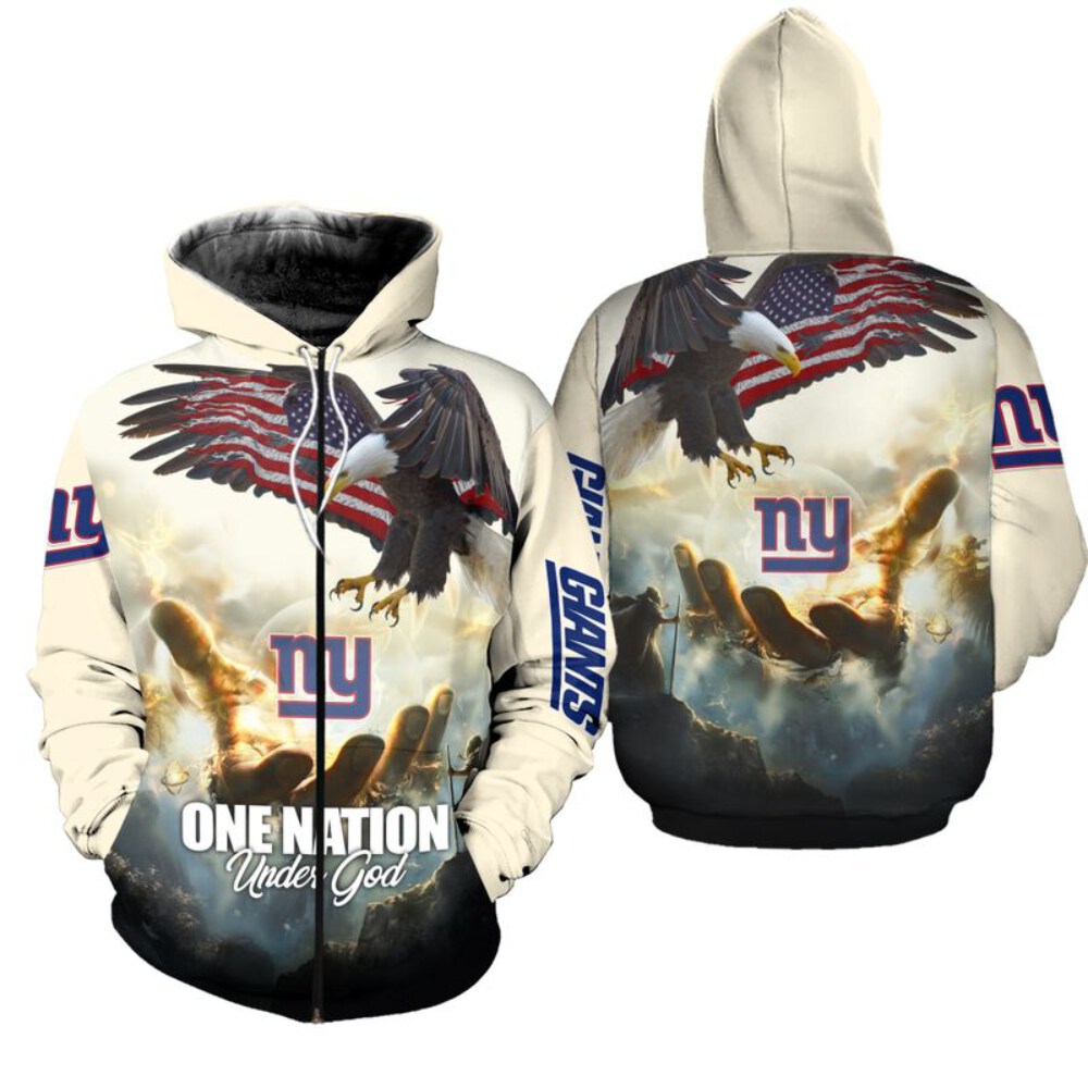 Stocktee New York Giants Limited Edition All Over Print Hoodie Sweatshirt Zip Hoodie Unisex Size NEW076220