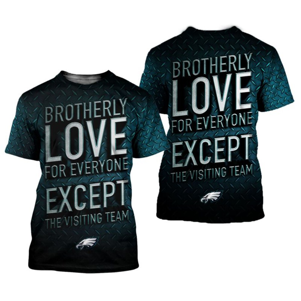 Stocktee Philadelphia Eagles Limited Edition Men's And Women's All Over Print Full 3D T-shirt/ Hoodie/ Zip Hoodie Adult Sizes S - 5XL GTS007760