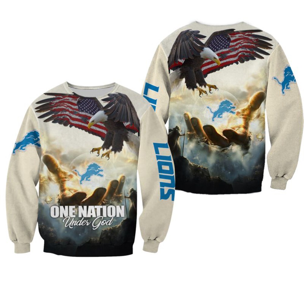 Stocktee Detroit Lions Limited Edition All Over Print Hoodie Sweatshirt Zip Hoodie Unisex Size NEW076223