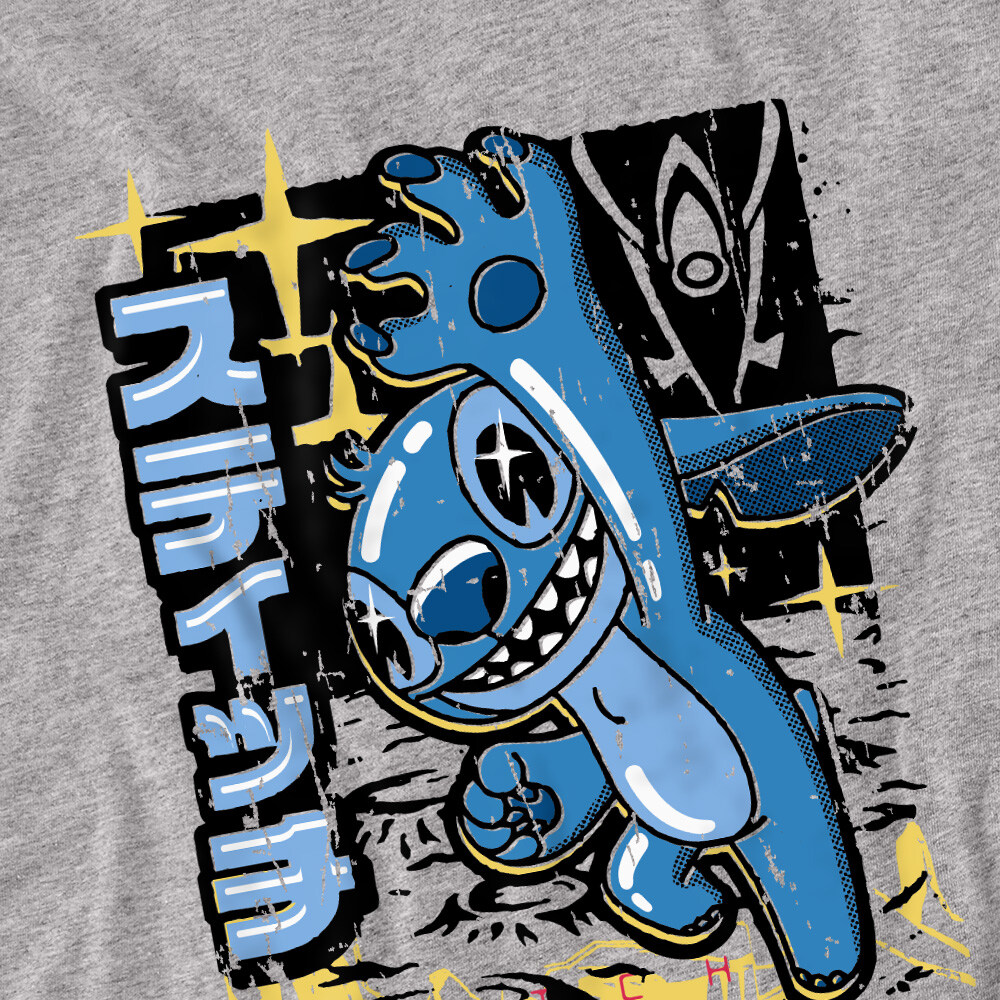 Disney Stitch Space Anime Unisex Crewneck Sweatshirt