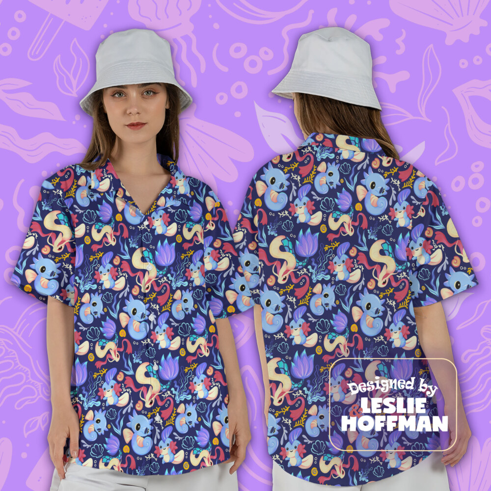 Milotic Water Poke Hawaiian Shirt