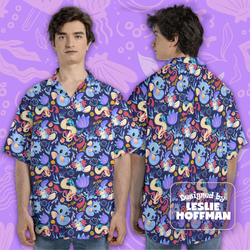Milotic Water Poke Hawaiian Shirt