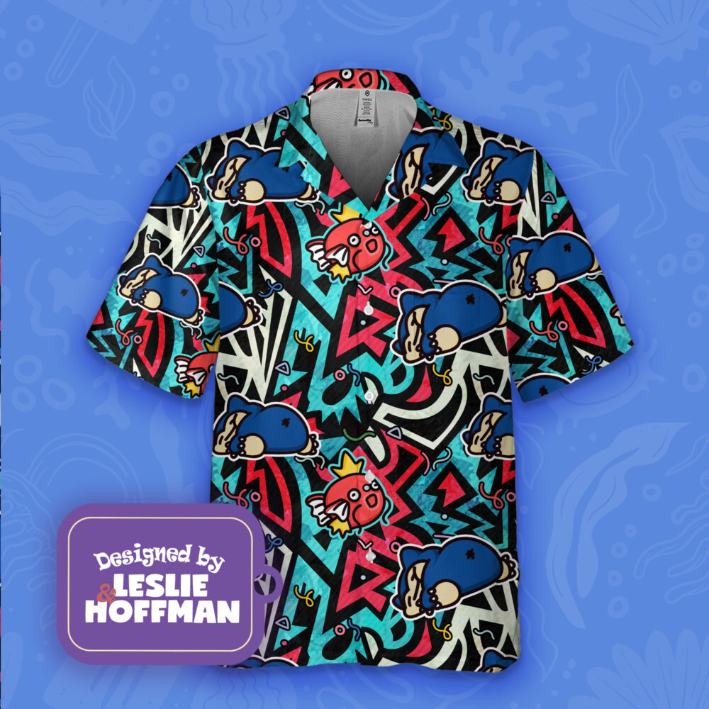 Snorlax Magikarp Poke Hawaiian Shirt