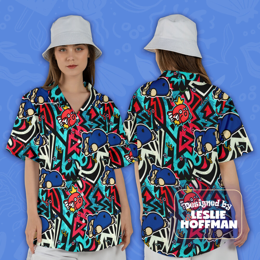 Snorlax Magikarp Poke Hawaiian Shirt