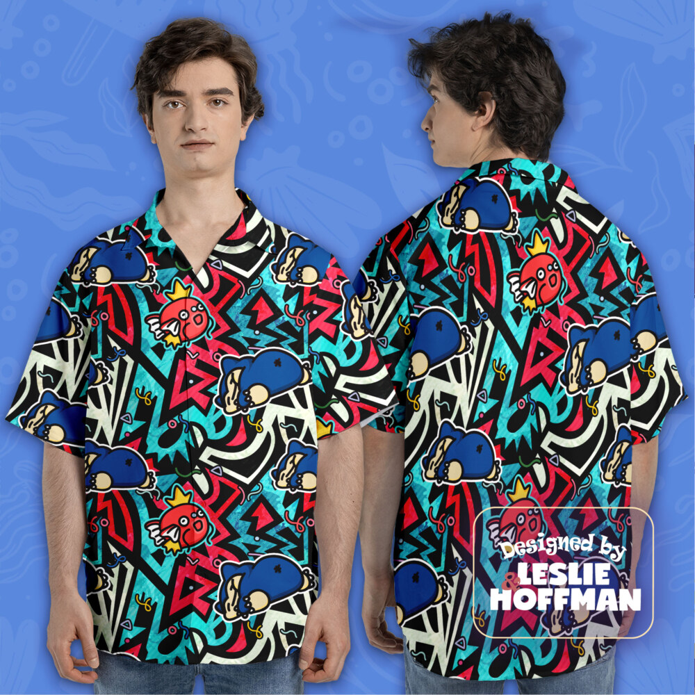 Snorlax Magikarp Poke Hawaiian Shirt