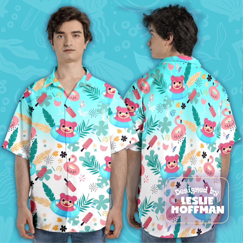 Slowpoke Aloha Poke Hawaiian Shirt