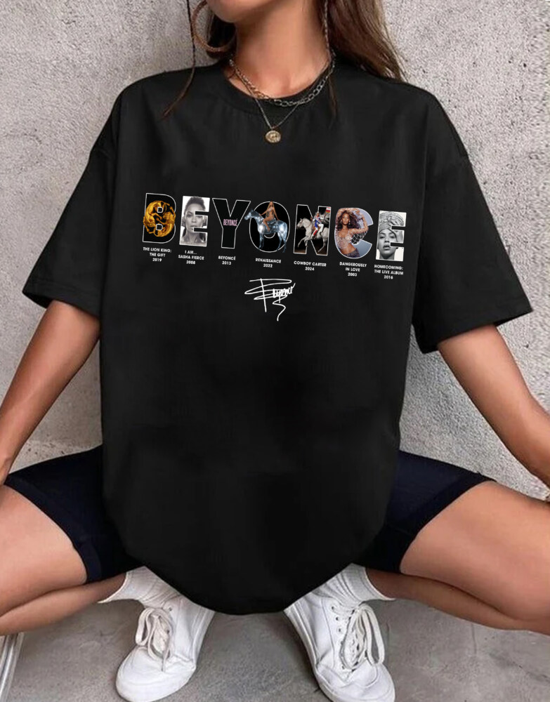 Beyonce Albums Shirt, Vintage Beyonce Shirt