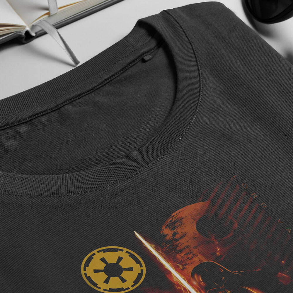 Men's Star Wars Darth Vader Fire  Adult T-Shirt