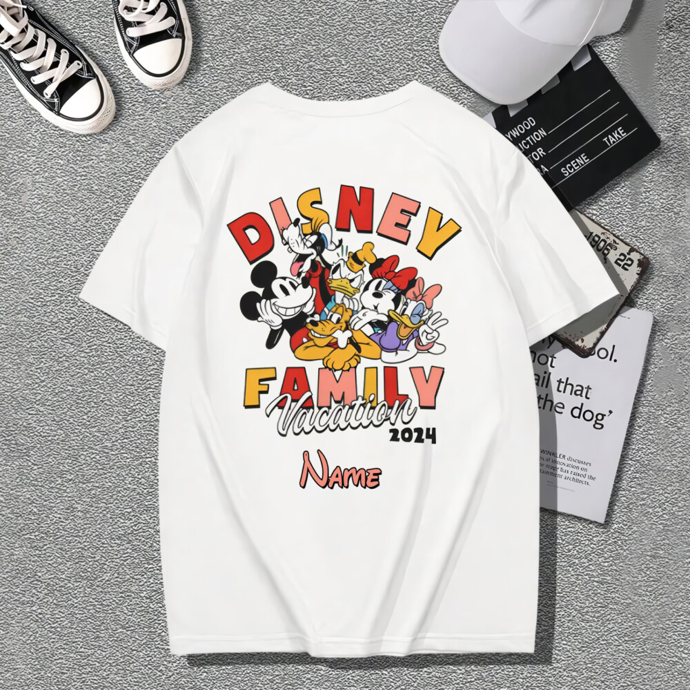 DisneyLand Trip Personalize Short Sleeve T-shirt