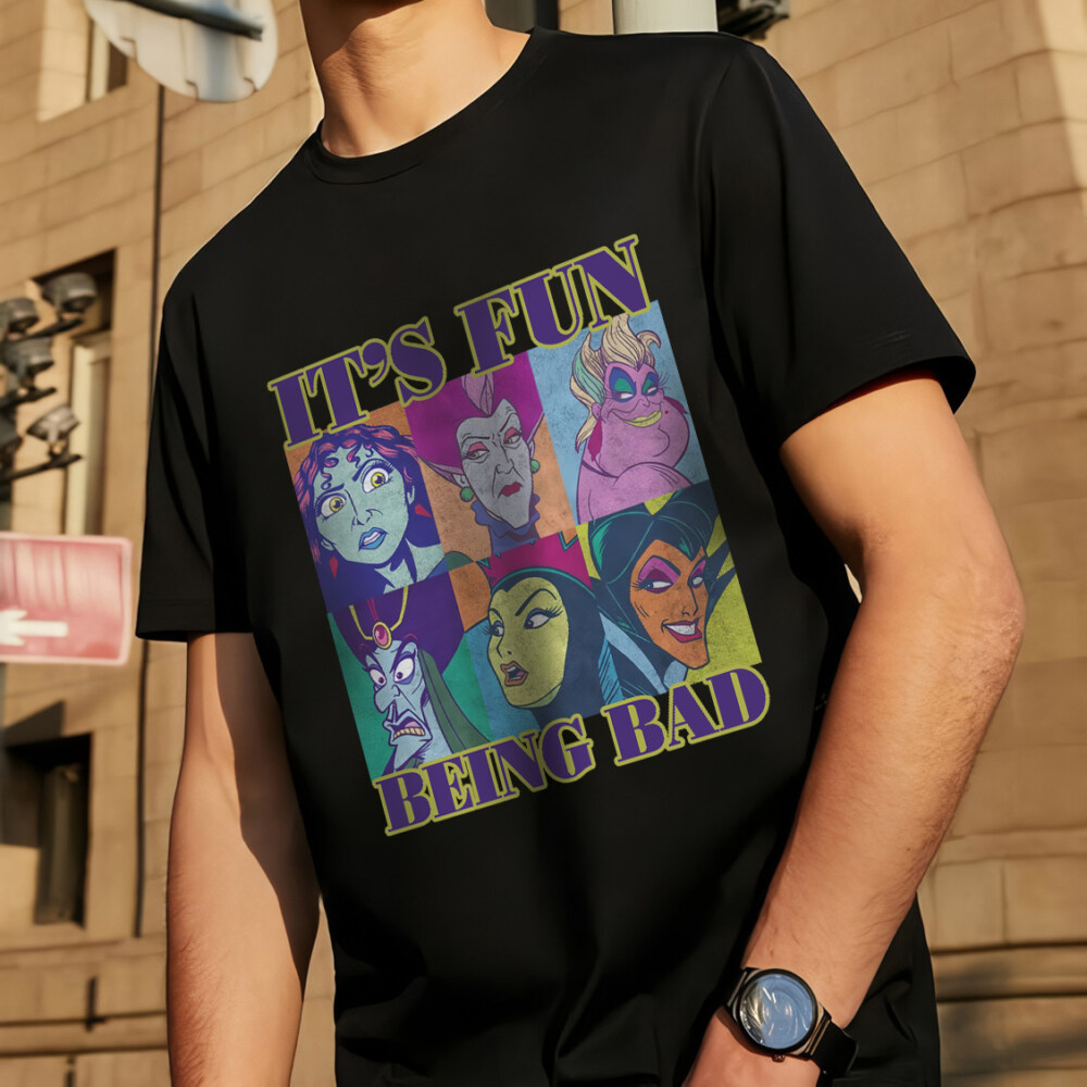 VILLIANS SQUARED UP Customize Short Sleeve T-Shirt