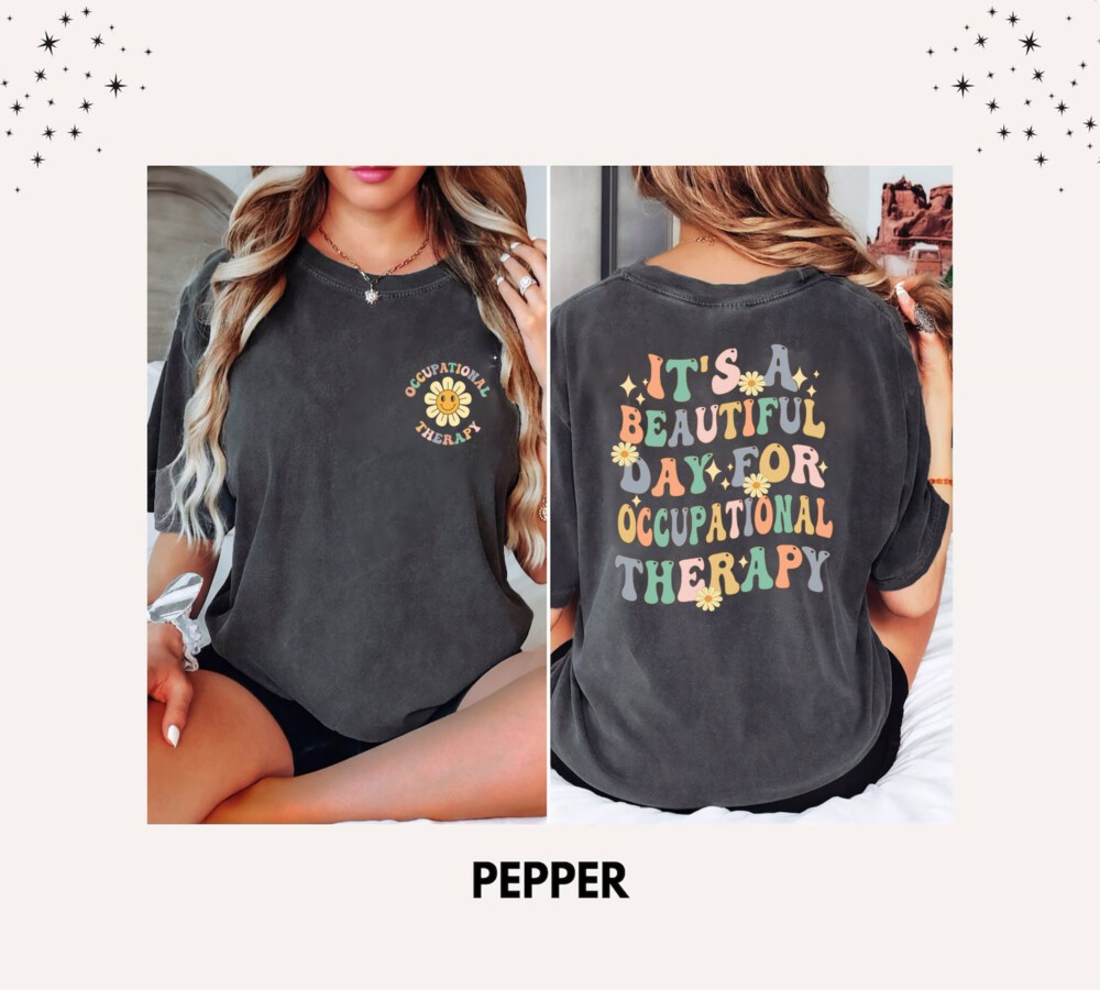 Retro Occupational Therapy Shirt, OT Shirt, Special Education Shirt, Cute Therapist Gift, Aesthetic Therapy Shirt, Sped Teacher Gift