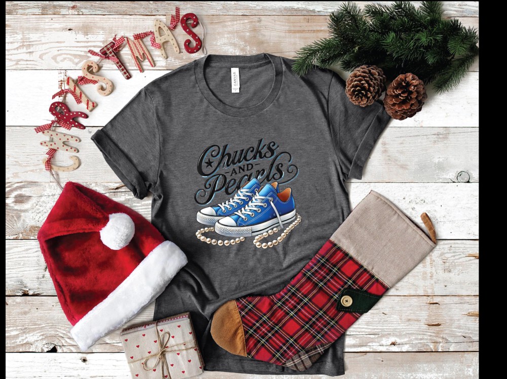 Chucks and Pearls Shirt, Kamala Harris Style Shirt, Vice President Shirts, Kamala Support Shirt, Inauguration Shirt, Democrat Shirt