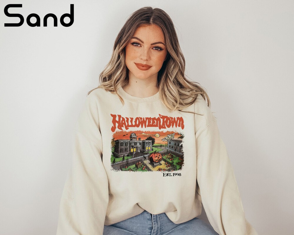 Halloweentown Est 1998 Sweatshirt, Halloweentown University, Retro Halloweentown Sweatshirt, Fall Sweatshirt, Vintage Halloween Sweatshirt