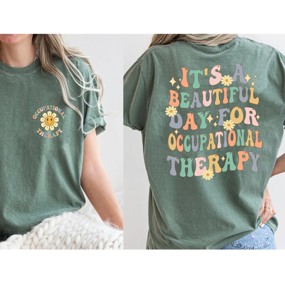 Retro Occupational Therapy Shirt, OT Shirt, Special Education Shirt, Cute Therapist Gift, Aesthetic Therapy Shirt, Sped Teacher Gift