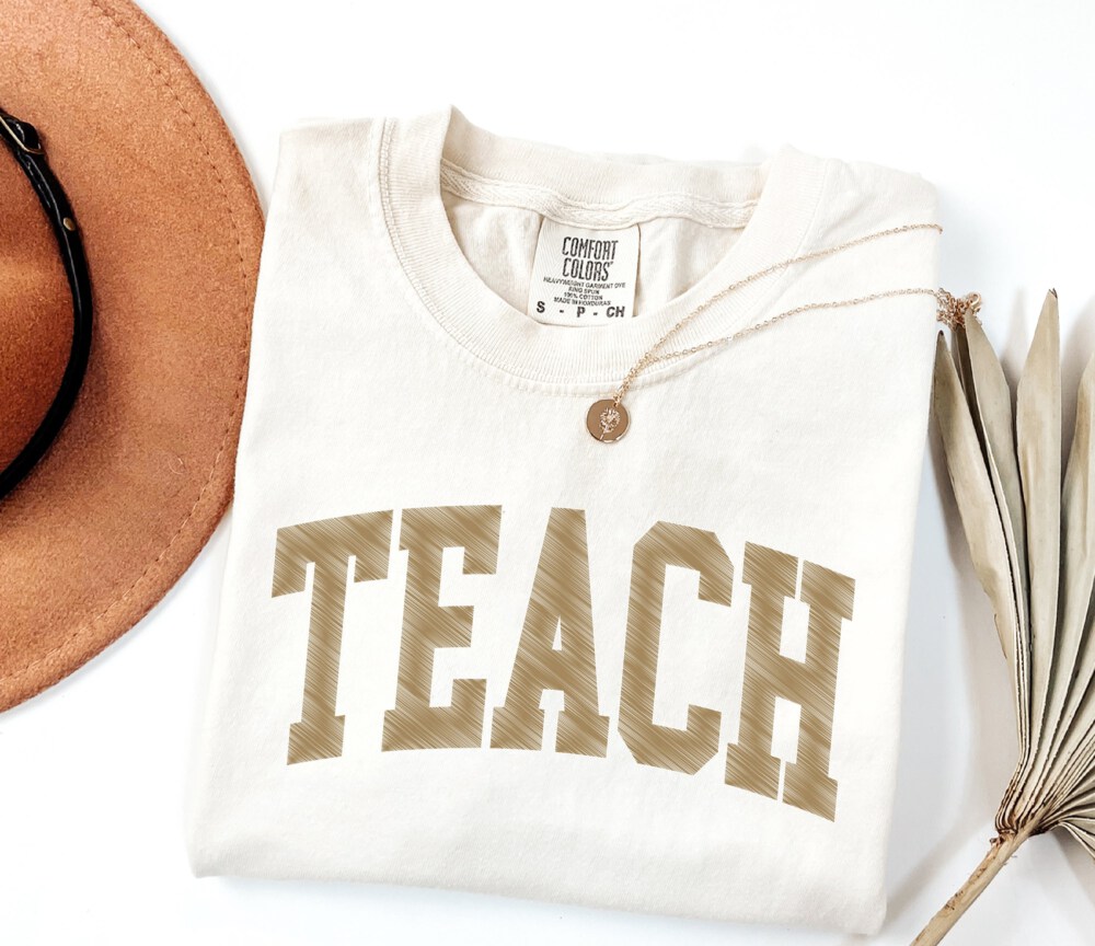 Comfort Colors® Teach Shirt, Cute Teacher Shirt, Teacher Appreciation, Back to School Shirt, Elementary School Teacher Shirt, New Teacher