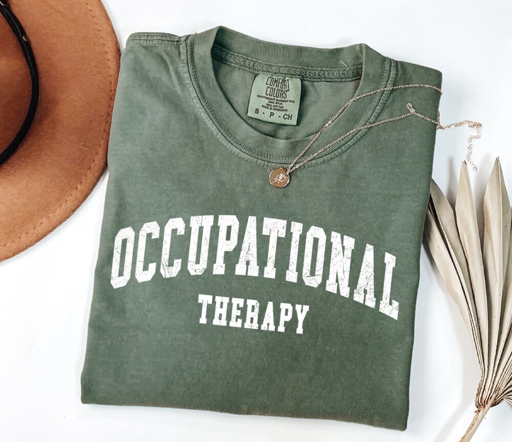 Retro Occupational Therapy Shirt, OT Shirt, Special Education Shirt, Cute Therapist Gift, Aesthetic Therapy Shirt, Sped Teacher Gift